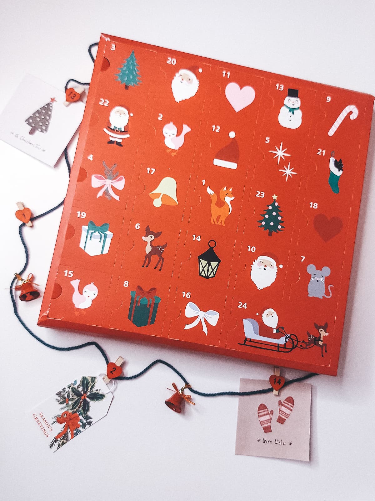 Adventný kalendár DIY